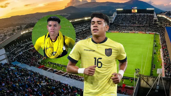 Kendry Páez triste con la camiseta de Ecuador