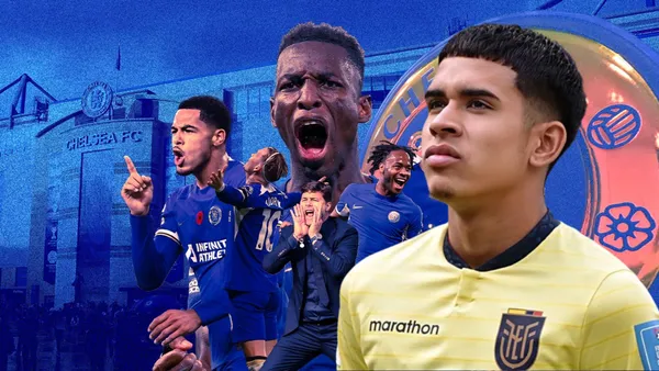 Kendry Páez visitó a sus futuros compañeros en Chelsea