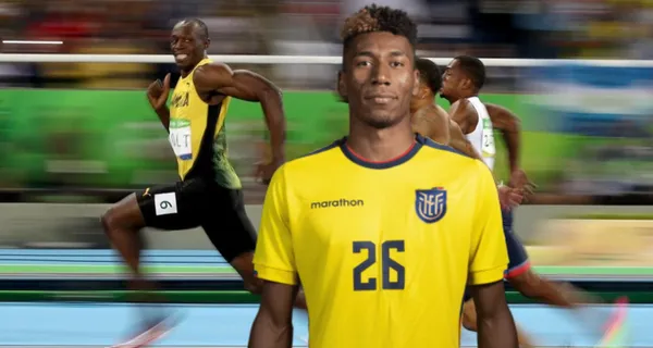Kevin Rodríguez se pegó una carrera a lo Usain Bolt con Ecuador