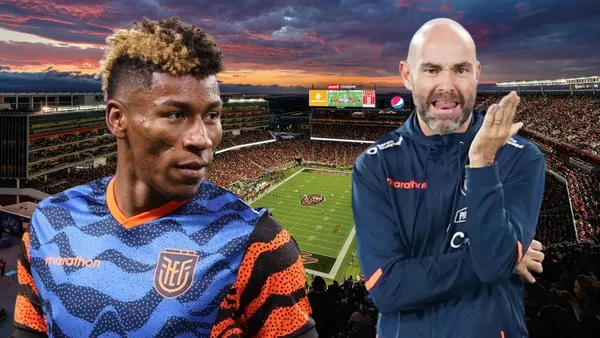 Kevin Rodríguez y Félix Sánchez (Foto tomada de: High Performance/La Tri/El Canal del Fútbol)