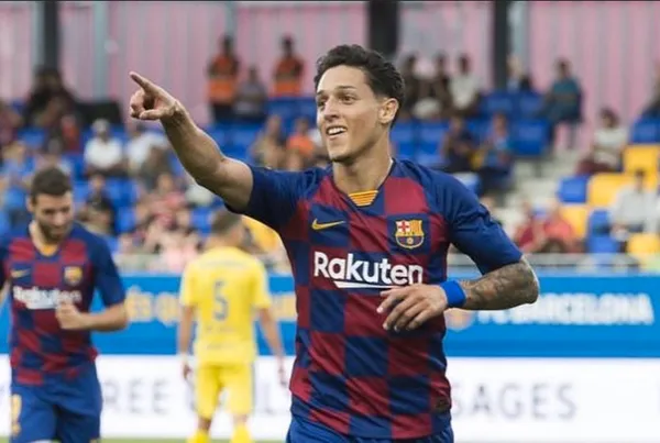 Kike Saverio se lució con un golazo en el FC Barcelona B, en la victoria abultada en la liga española