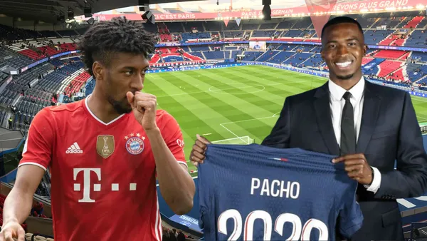 Kinglsey Coman y Willian Pacho (Foto tomada de: Wikipedia/PSG/Fichajes)