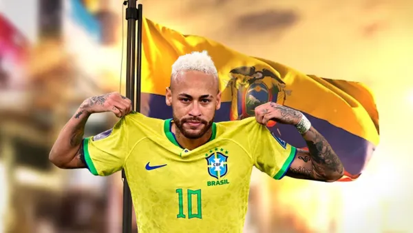 La amistad de un jugador ecuatoriano con Neymar