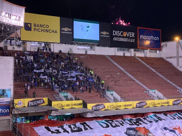 La bandeja sur alta no se llenó con hinchada de Emelec en el cotejo de Copa Ecuador