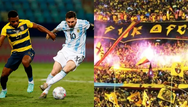 La barra de Barcelona SC se alista para alentar a la Tri en el partido de Ecuador y Argentina