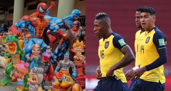 La creatividad de los aficionados no tiene límites y en Guayaquil se exhibió un monigote que incluso la cuenta oficial de la selección lo compartió