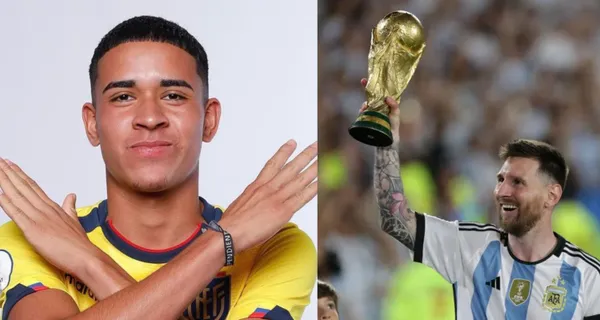 La curiosidad que une a Kendry Páez con Lionel Messi