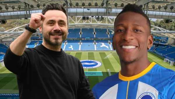 La decisión del Brighton tras la posible salida de Pervis Estupiñán (Foto tomada de: D10/El Universo/Goal)