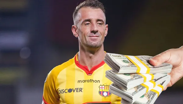 La deuda que tiene Barcelona SC con Damián Díaz se alargó hasta el 2028