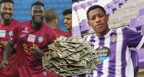 La diferencia de salarios entre Felipe Caicedo y Gonzalo Plata, ya que el uno se fue a Arabia, en cambio el otro prefirió seguir en Europa