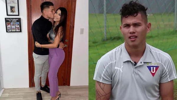 La esposa de Jordy Alcívar le dejó un mensaje a los aficionados de Liga de Quito