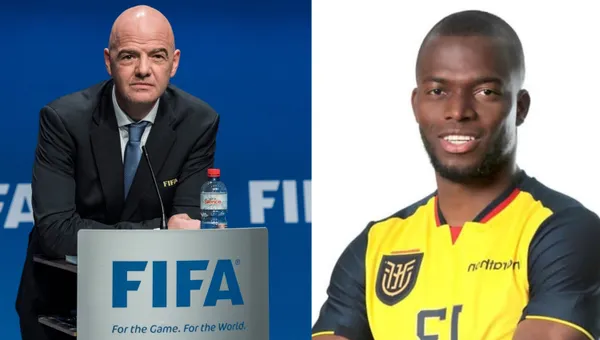 La FIFA hizo un dibujo “infinito” donde aparece el jugador ecuatoriano
