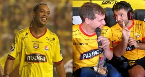 La hinchada de Barcelona SC vivió una verdadera fiesta en la Noche Amarilla con Sergio Agüero y Matías Oyola como protagonistas