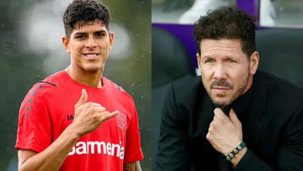 La imagen inédita deja en constancia como el Cholo Simeone queda viendo al ecuatoriano