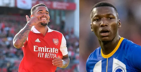 La jugada sucia de Gabriel Jesús contra Moisés Caicedo