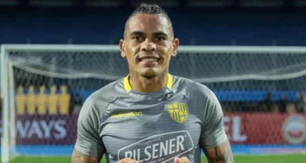 La pareja de Jonatan Álvez, que se roba ahora todas las miradas en Colombia, también celebró la clasificación de Barcelona SC a cuartos de final de Copa Libertadores