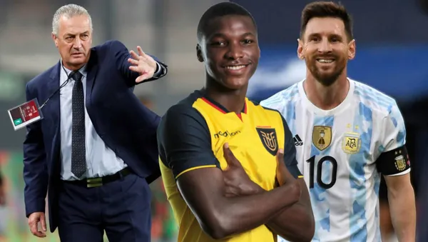 La petición de Gustavo Alfaro a Moisés Caicedo cuando enfrentó a Lionel Messi