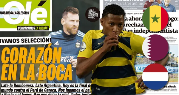 La prensa de Argentina está analizando grupo por grupo quienes pueden pasar y mira cómo quedó Ecuador