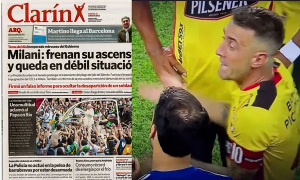 La prensa argentina se hizo eco de los actos de violencia vividos en el Clásico del Astillero