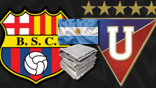 La prensa argentino discutió entre Liga de Quito y Barcelona SC, ¿A quién lo puso como el más grande?