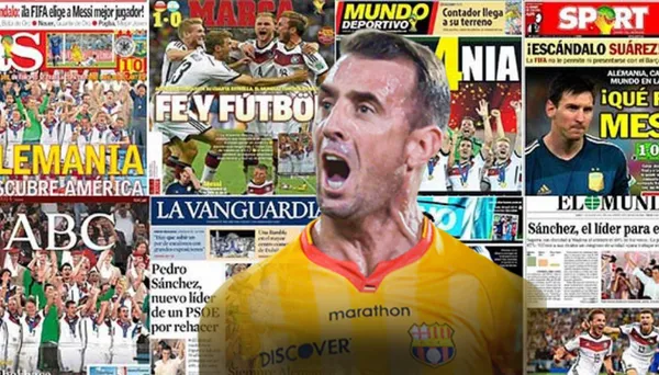 La prensa brasileña se hizo eco de la actuación de Damián Díaz en la Copa Sudamericana, sobre todo por su gol olímpico