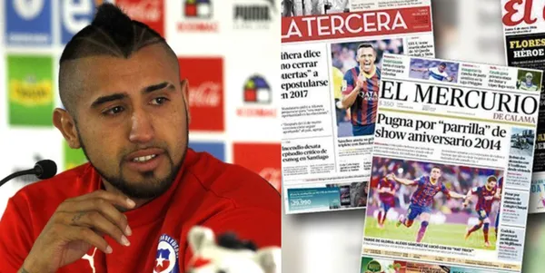La prensa chilena no soportó que en Ecuador se burlaran de Arturo Vidal