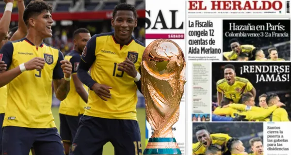 La prensa de Colombia se dio con la piedra en los dientes y ahora que Ecuador está en el Mundial prefieren darles el favoritismo en el grupo