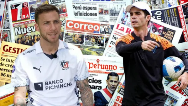 La prensa peruana reaccionó tras la derrota de Liga de Quito (Foto tomada de: Prensa Peruana/Ecuavisa/Vistazo)