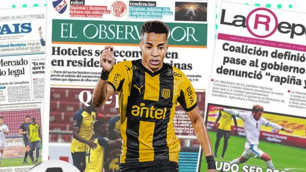 La prensa uruguaya criticó a Peñarol y Byron Castillo