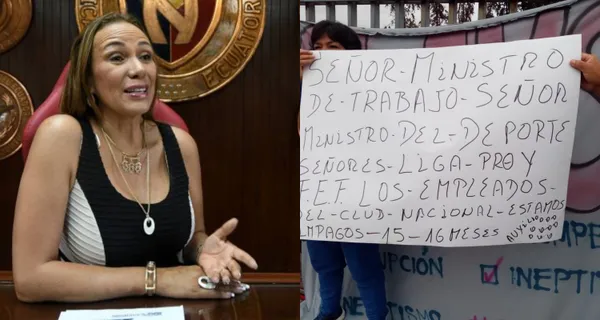 La presidenta del conjunto militar les debe más de 16 meses de sueldo a sus empleados y en vista de la falta de soluciones decidieron tomarse el complejo del equipo