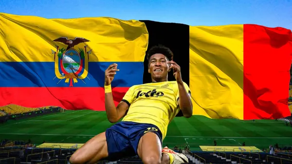 La reacción al golazo de Kevin Rodríguez en Bélgica