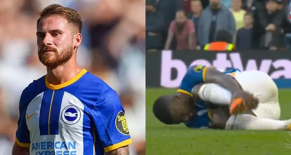 La reacción de Alexis Mac Allister cuando le entraron muy duro a Moisés Caicedo en partido de FA Cup