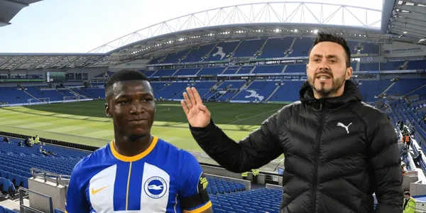 La reacción de De Zerbi cuando le preguntaron por Moisés Caicedo