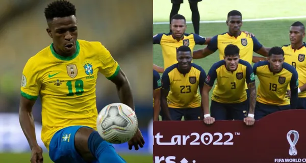La Selección de Brasil se salvó de perder el invicto ante Ecuador y al entrar a camerinos Vinicius felicitó a este jugador