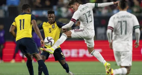 La Selección de Ecuador empató contra México y dijeron esto de un jugador de la Tri
