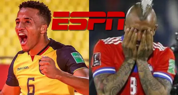 La Selección Ecuatoriana fue ratificada en el Mundial por la FIFA, mientras que Chile no se cansa de perder. Esto dijo la cadena ESPN