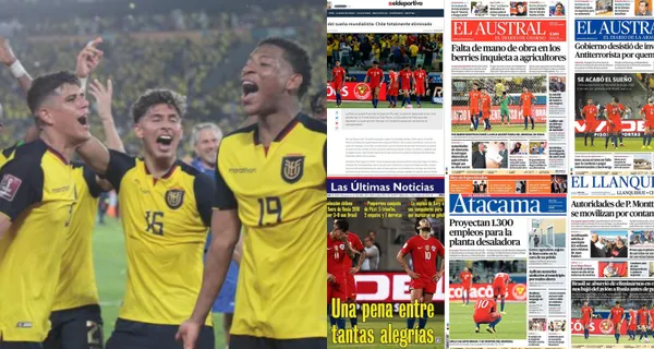 La Selección Ecuatoriana irá al Mundial y en la prensa de Chile están resignados. Esto es lo que dijeron de la Tri