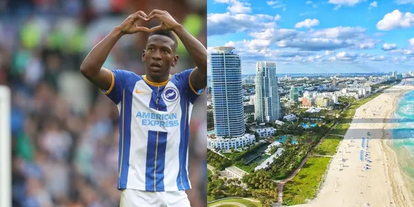 Las lujosas vacaciones de Pervis Estupiñán en Miami Beach