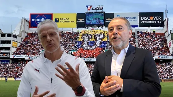 Las malas noticias en LDU con la pugna entre Isaac Álvarez y Esteban Paz siguen