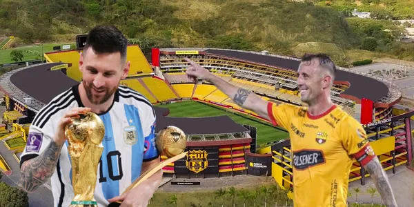 Las palabras del capitán de Barcelona SC, Damián Díaz sobre Lionel Messi