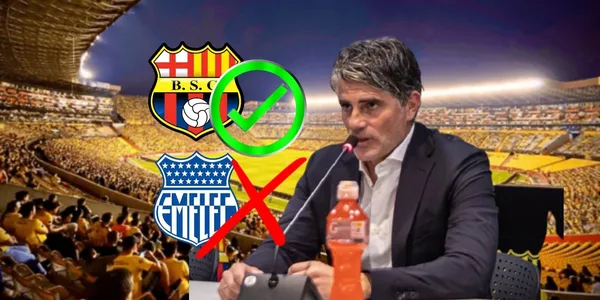 Las primeras palabras de Diego López como entrenador de Barcelona SC