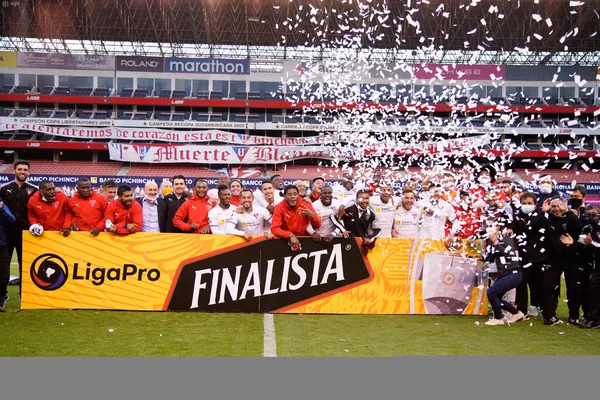 Las victorias por la Serie A del fútbol ecuatoriano de Liga de Quito en su estadio