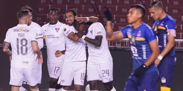 LDU consiguió una trabajada victoria ante el equipo de Manta, que lo mantiene una jornada más como líder de la LigaPRO