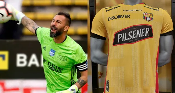 Le acercaron de manera sorpresiva la camiseta de Barcelona SC a Esteban Dreer y que bese su escudo pero mira lo que hizo