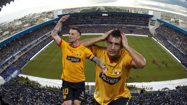 Le anularon el gol a Barcelona SC