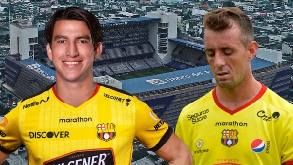 Le pegó a Gaibor l Foto tomada de: Wikipedia/Barcelona SC/La Red