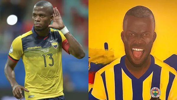 Le pintaron un mural a Enner Valencia, pero no le fue bien en su partido por Champions League