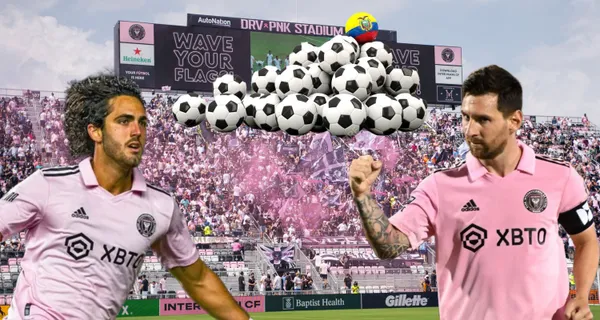 Leonardo Campana asistió a Lionel Messi