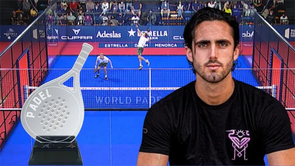 Leonardo Campana en una cancha de pádel (Foto tomada de: Marca/Extra/ImBlasco)