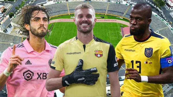 Leonardo Campana, Javier Burra y Enner Valencia (Foto tomada de: Extra/Primicias/Inter Miami/LA Tri)